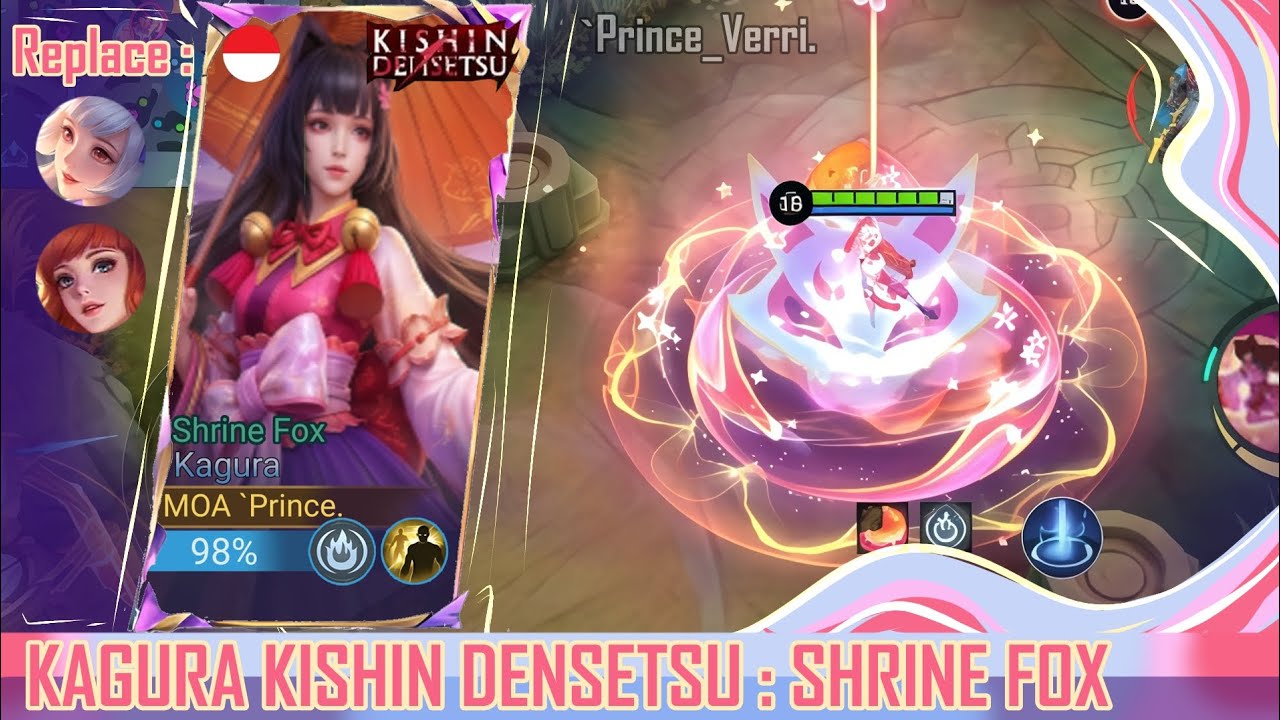 || 🌟 KAGURA KISHIN DENSETSU : Shrine Fox 🦊 || Script skin tier grand || `Prince_Verri.