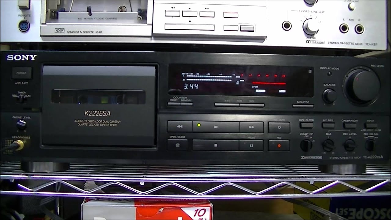 SONY　カセットデッキ　TC-K222ESA　鳥の詩