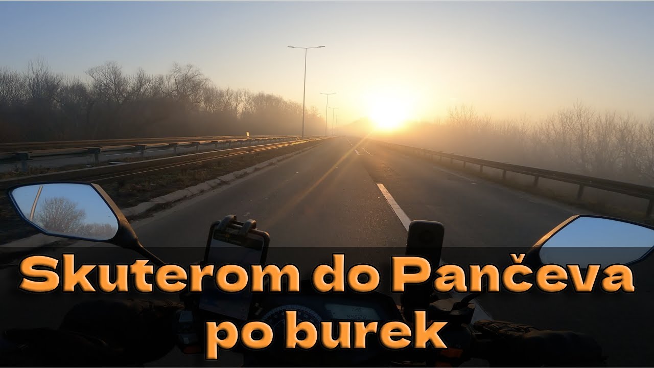 Skuterom do Pančeva po burek