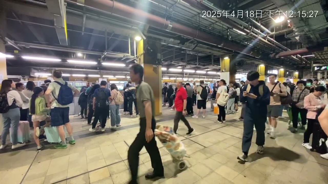 復活節長假北上人流(上水站情況)