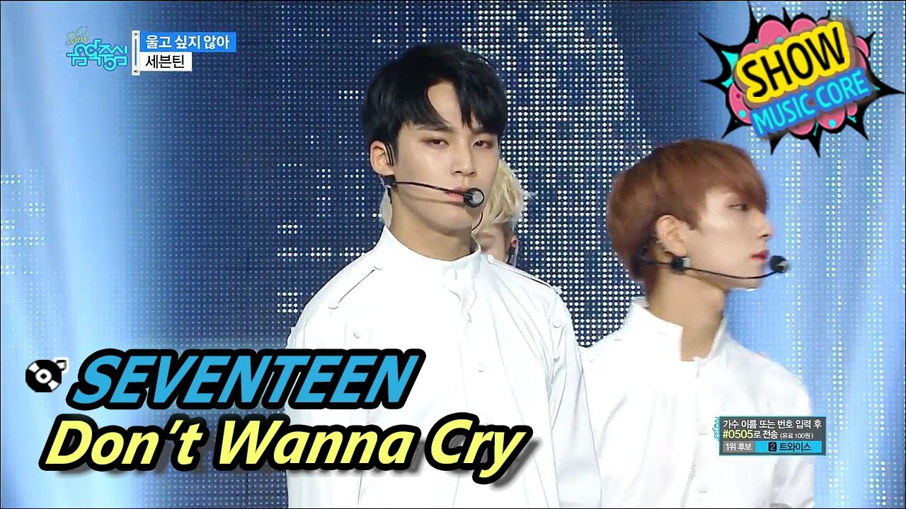 [HOT] SEVENTEEN - Don't Wanna Cry, 세븐틴 - 울고 싶지 않아 Show Music core 20170610