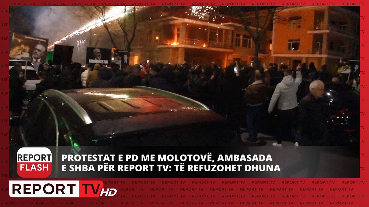 Flashi informativ në Report TV, ora 13:00, 4 Mars 2026