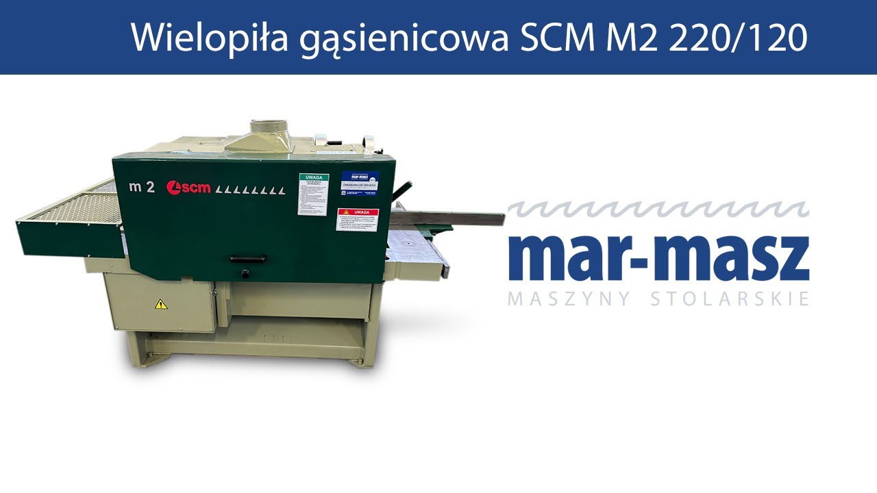Wielopiła gąsienicowa SCM M2 220/120 - Mar-Masz | Woodworking