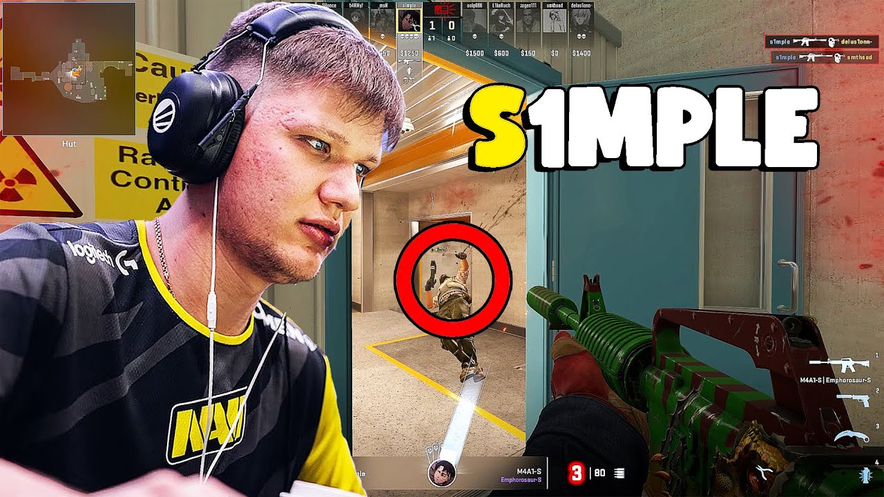 S1MPLE CS2 POV FACEIT NUKE 