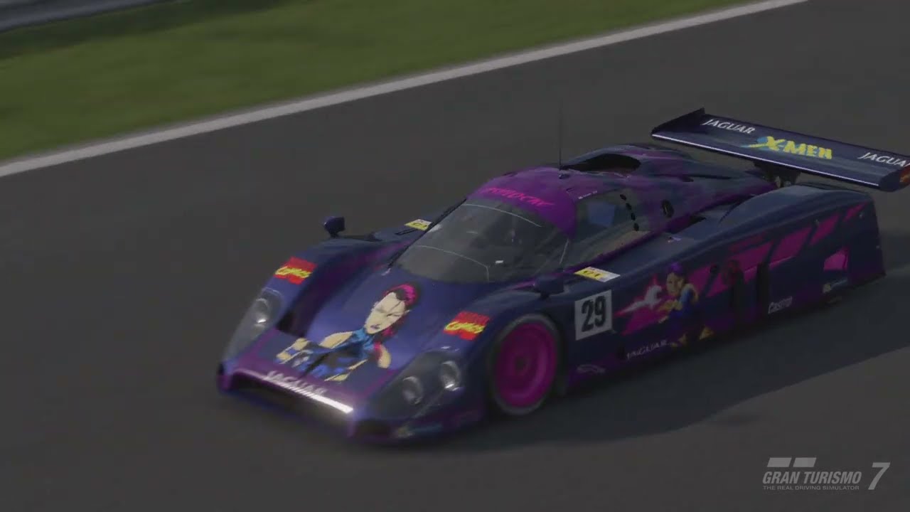 Gran Turismo 7 Neoclassical Challenge XJR-9 '88 (Psylocke X-men Car) 10 Laps