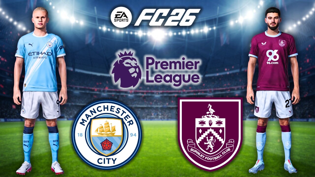FC 26 - MANCHESTER CITY vs BURNLEY FC || Premier League || Erling Haaland VS Kyle Walker Epic Battle