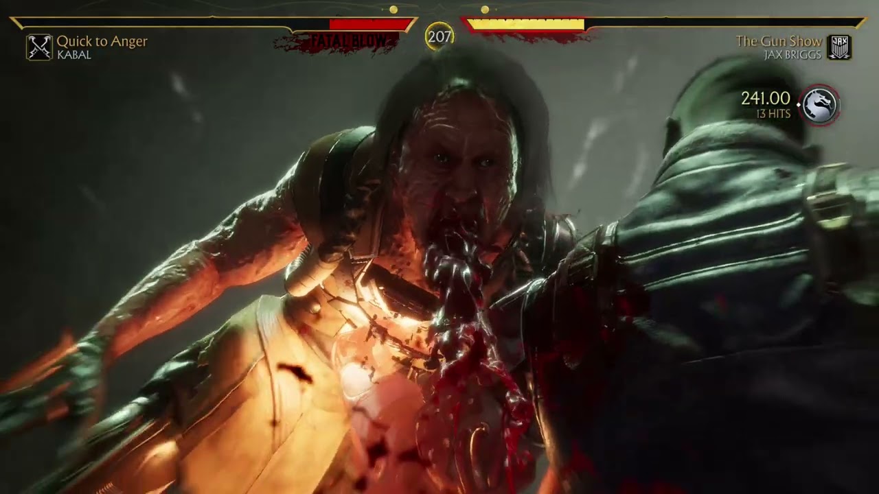 Fast Action: Mortal 11 Kombat Kabal v Jax.