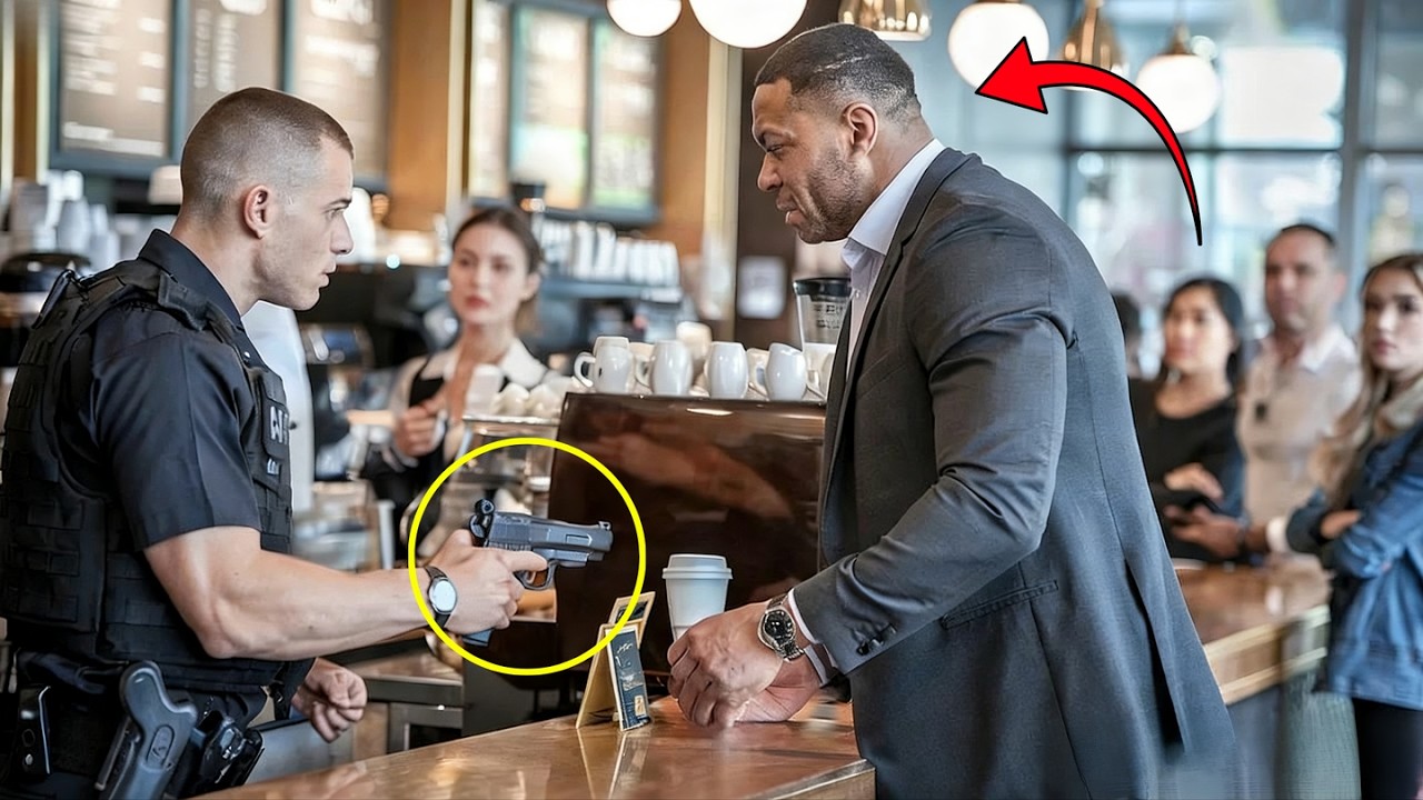 O POLICIAL prendeu o homem na cafeteria... mas ele era o CHEFE DO FBI!
