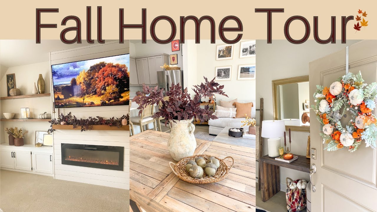 FALL HOME TOUR 2022 | Fall Home Decor Ideas for 2022 | Cozy Fall Decor 🍂