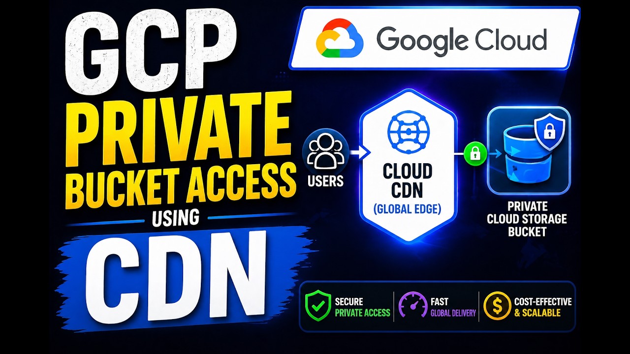 GCP Private Bucket Access Using CDN