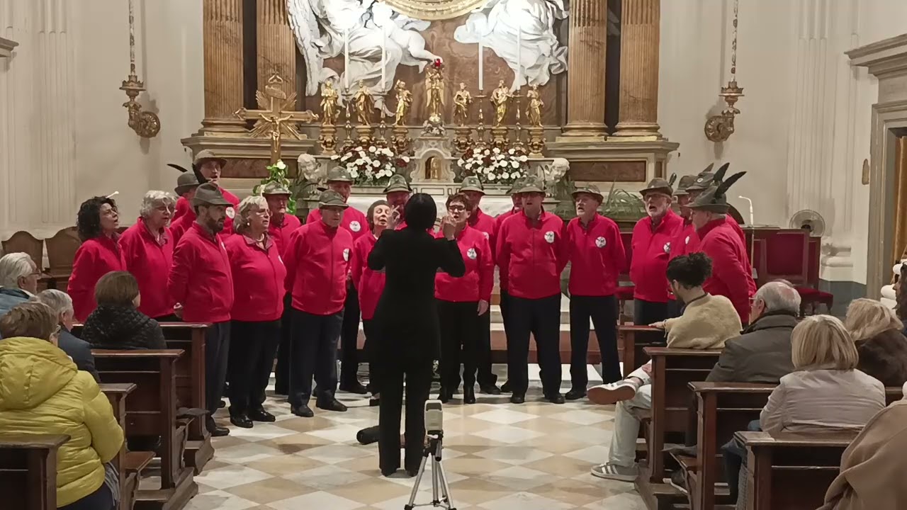 Coro Ana Acqua Ciara Monferrina. Concerto del 22/11/2025. Castel Gandolfo (RM). Chiesa Pontificia
