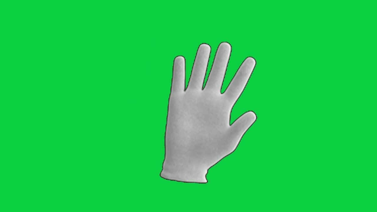 Hello, hi, waving animated green screen video for Youtubers copyright free.