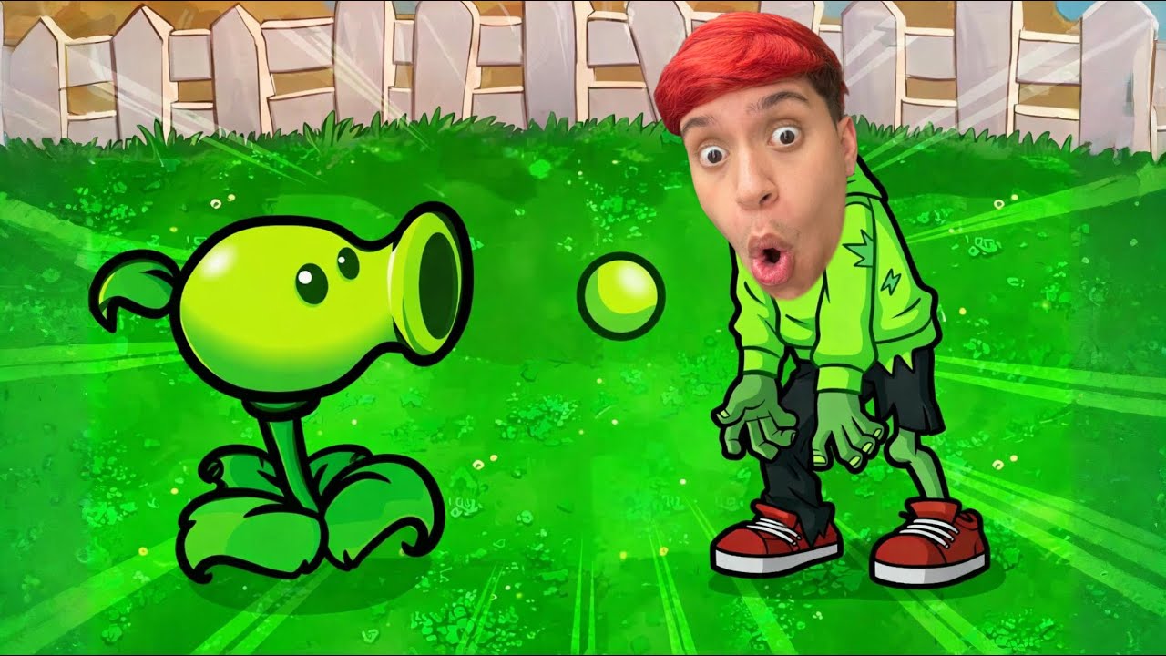 CONSEGUI UM EXÉRCITO DE PLANTAS PARA PROTEGER MINHA CASA!! (Plants VS Zombies)