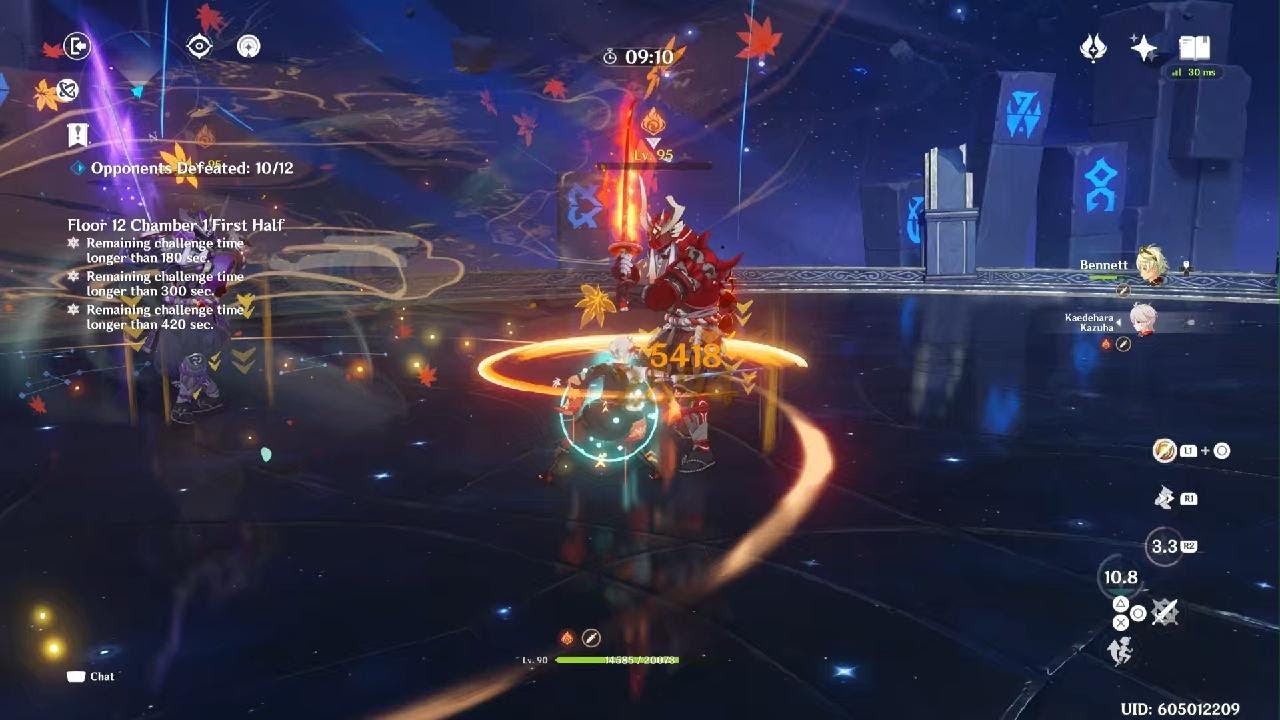 Genshin Impact 2 characters 3.1 Abyss floor 12 - 36 stars