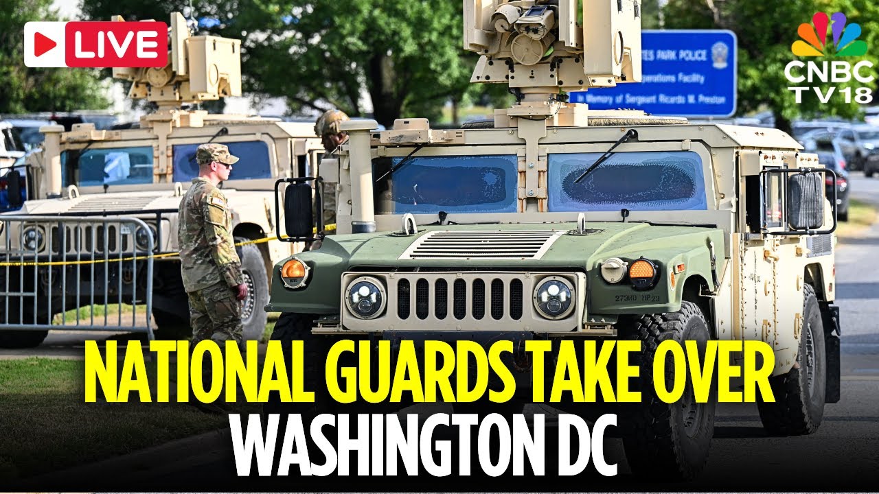 LIVE: Washington DC’s National Guard Members Takes Charge in DC | Trump Administration LIVE |N18G