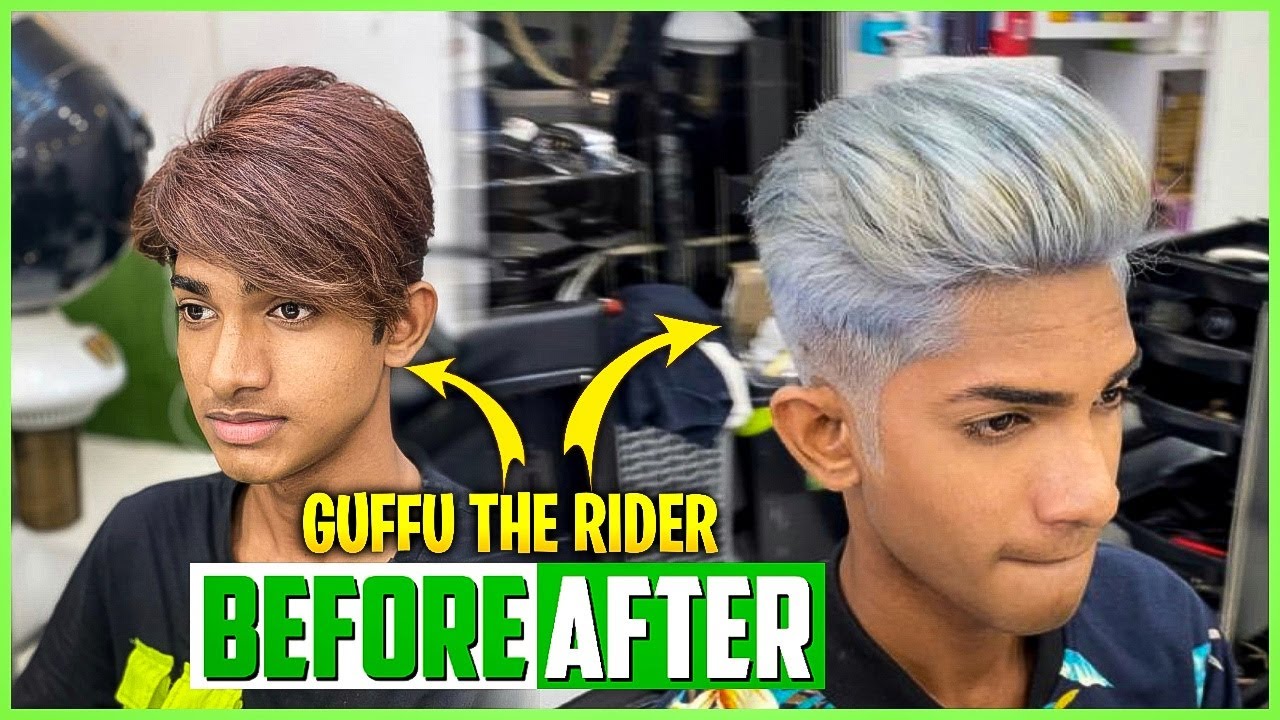 BROWN TO SILVER  HAIR COLOUR  TRANSFORMATION | DYING INDIA'S YOUNGEST VLOGGER HAIR  SHANUZZ SALON