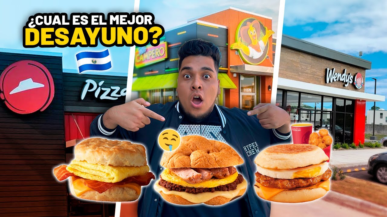 ¿CUÁL ES EL MEJOR DESAYUNO de estos RESTAURANTES? 🤔