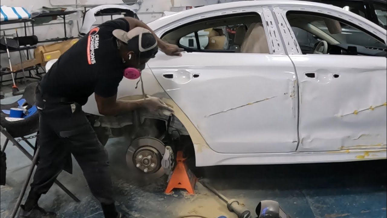 2026 genesis G70 side panel repair and door replacement 