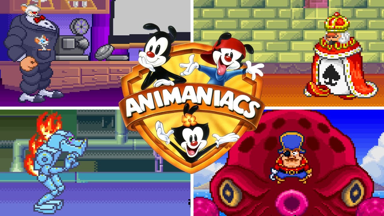 Animaniacs (SNES) All Bosses (No Damage)