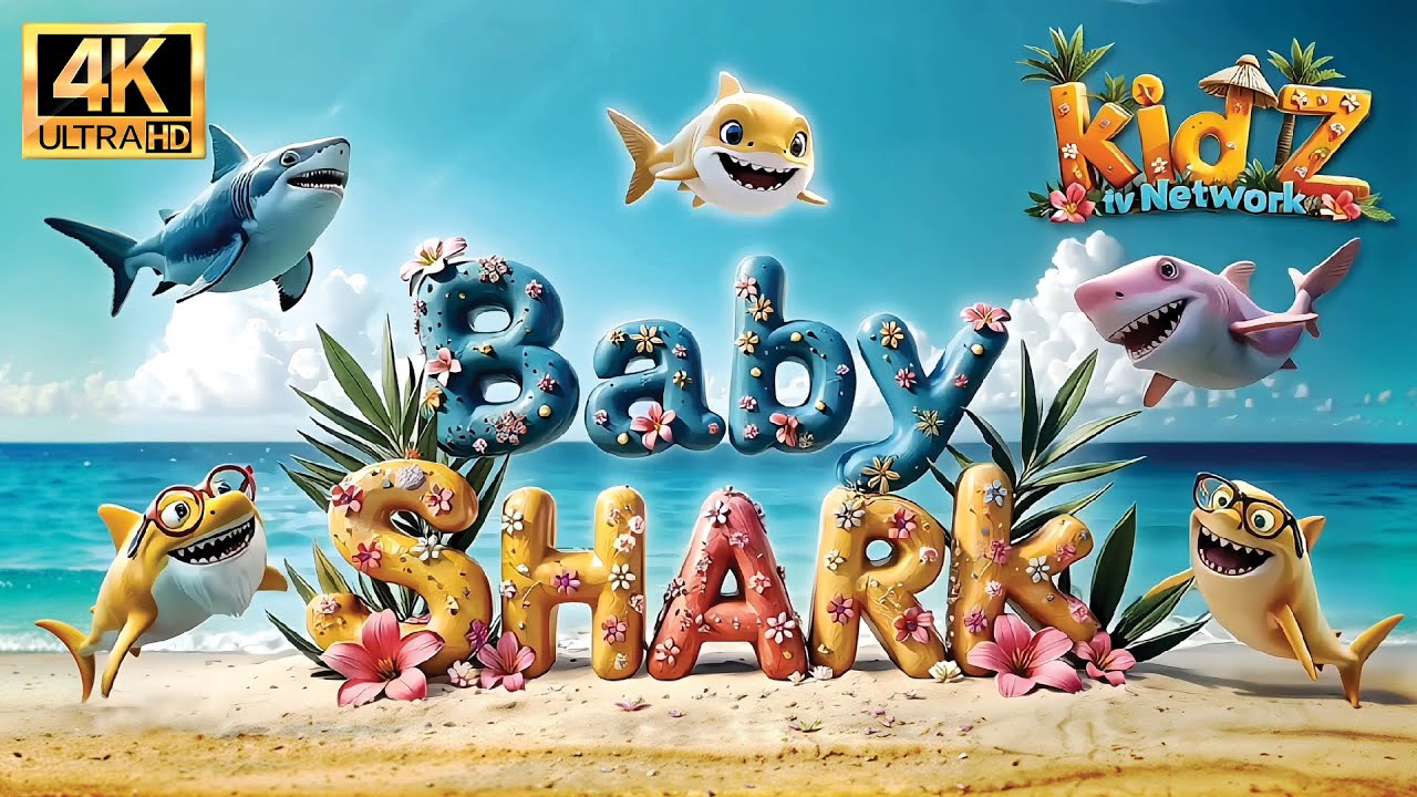 Baby Shark NEW Poem Kids Song | #babyshark with 4K 3D Animation