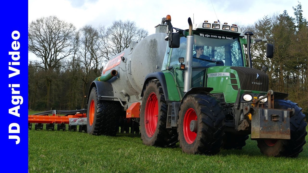 Mestseizoen 2020 | Fendt 312 + Schouten | Injection slurry | Mest injecteren | W Bloemendal Elspeet