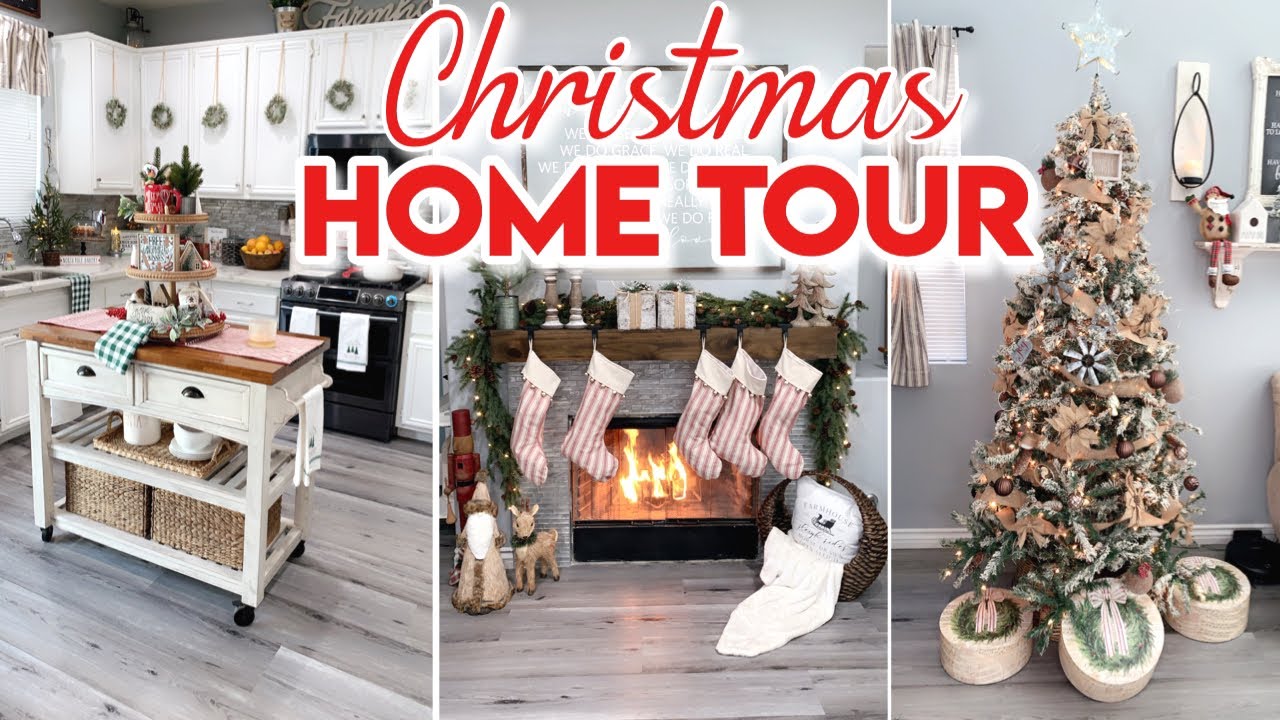 CHRISTMAS HOME TOUR 2020 | FARMHOUSE CHRISTMAS DECOR | CHRISTMAS HOUSE TOUR 2020