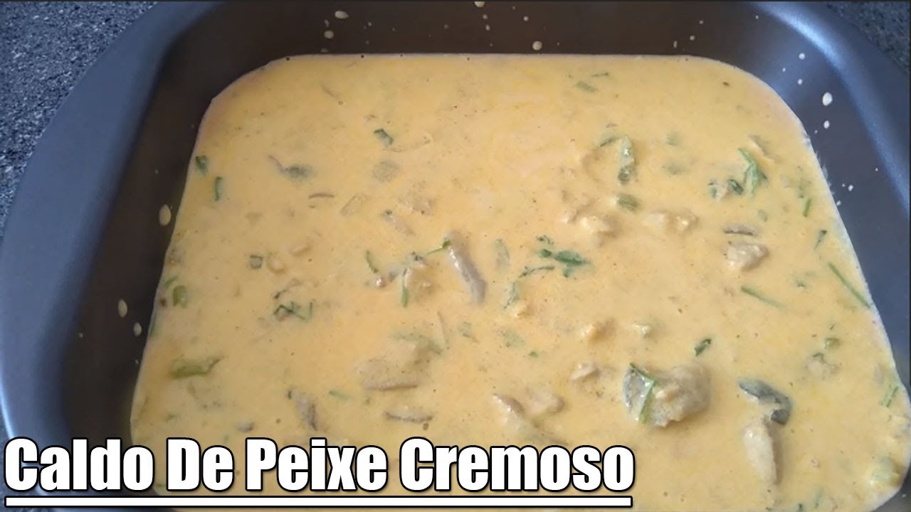Caldo de Peixe Cremoso - Fácil e Rápido De Fazer