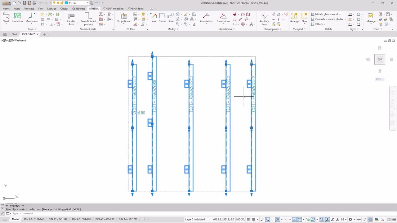 Dynamic block from ATHENA objects - Panel