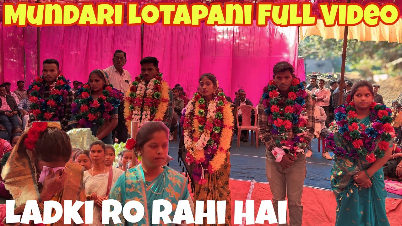 Mundari Lota Pani Ka Full Video / Mundari Christina Engagement Video Song 