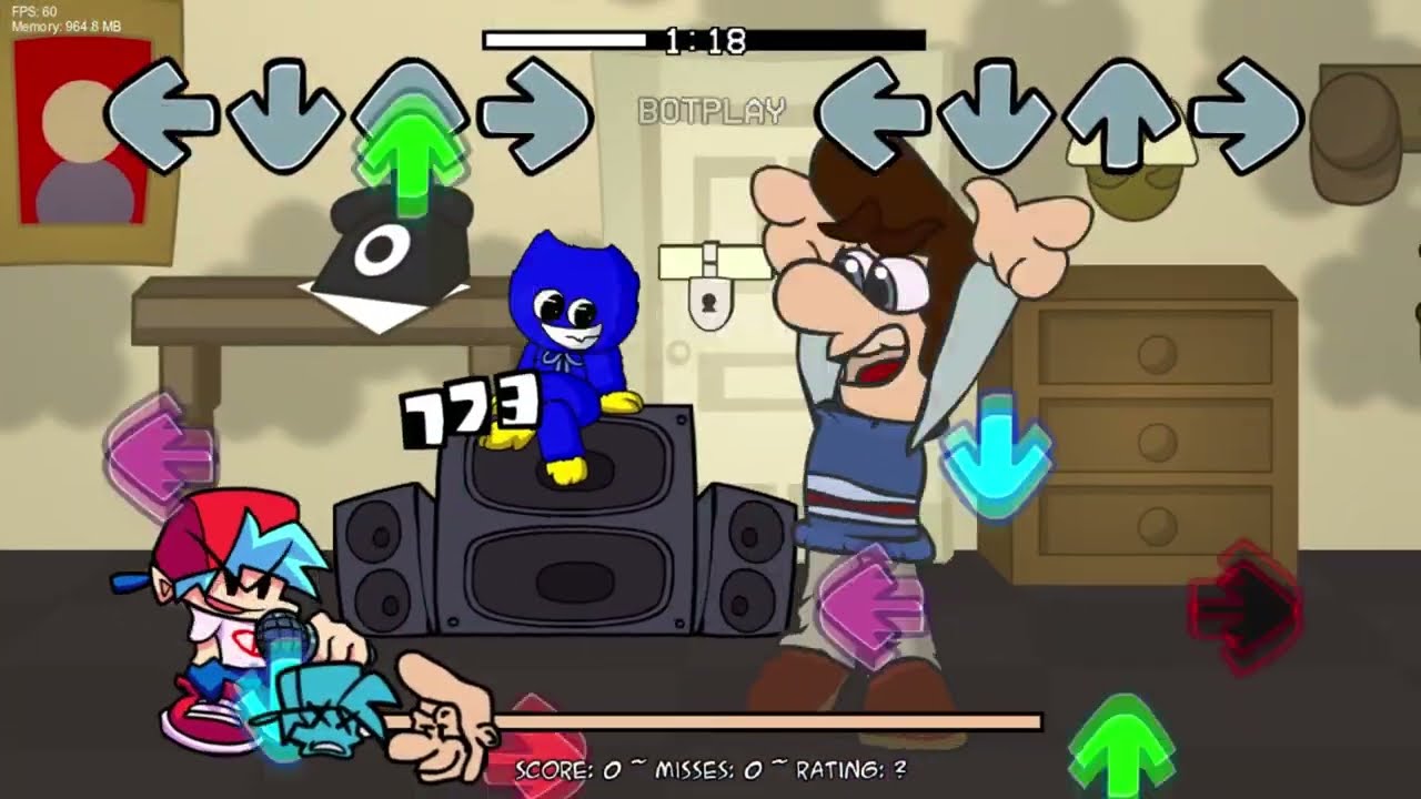 FNF Neighbour Vs. Woody FULL ANIMATED MOD [HARD]
