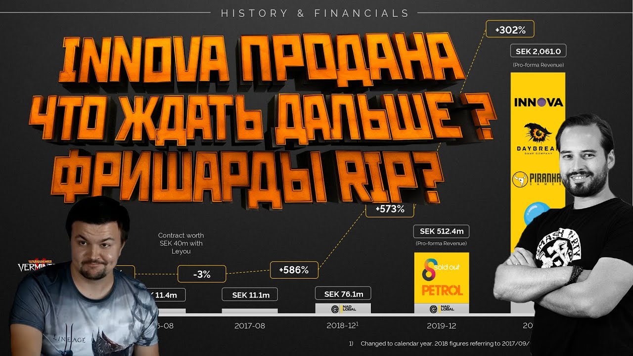 Lineage 2. INNOVA продана. Что дальше? Фришарды RIP? Обзор новости. Финансовые показатели инновы.