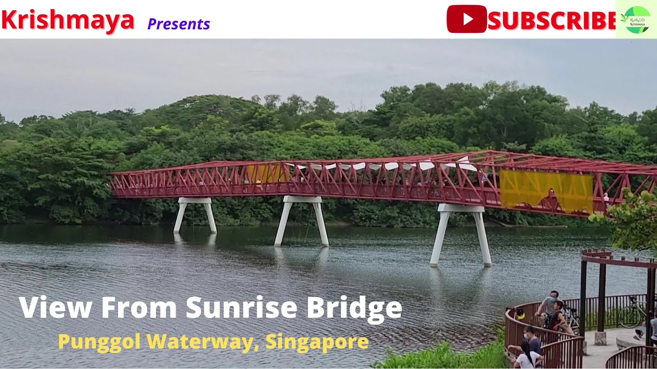 View from Sunrise Bridge #Punggol Waterway #Singapore#Kannada