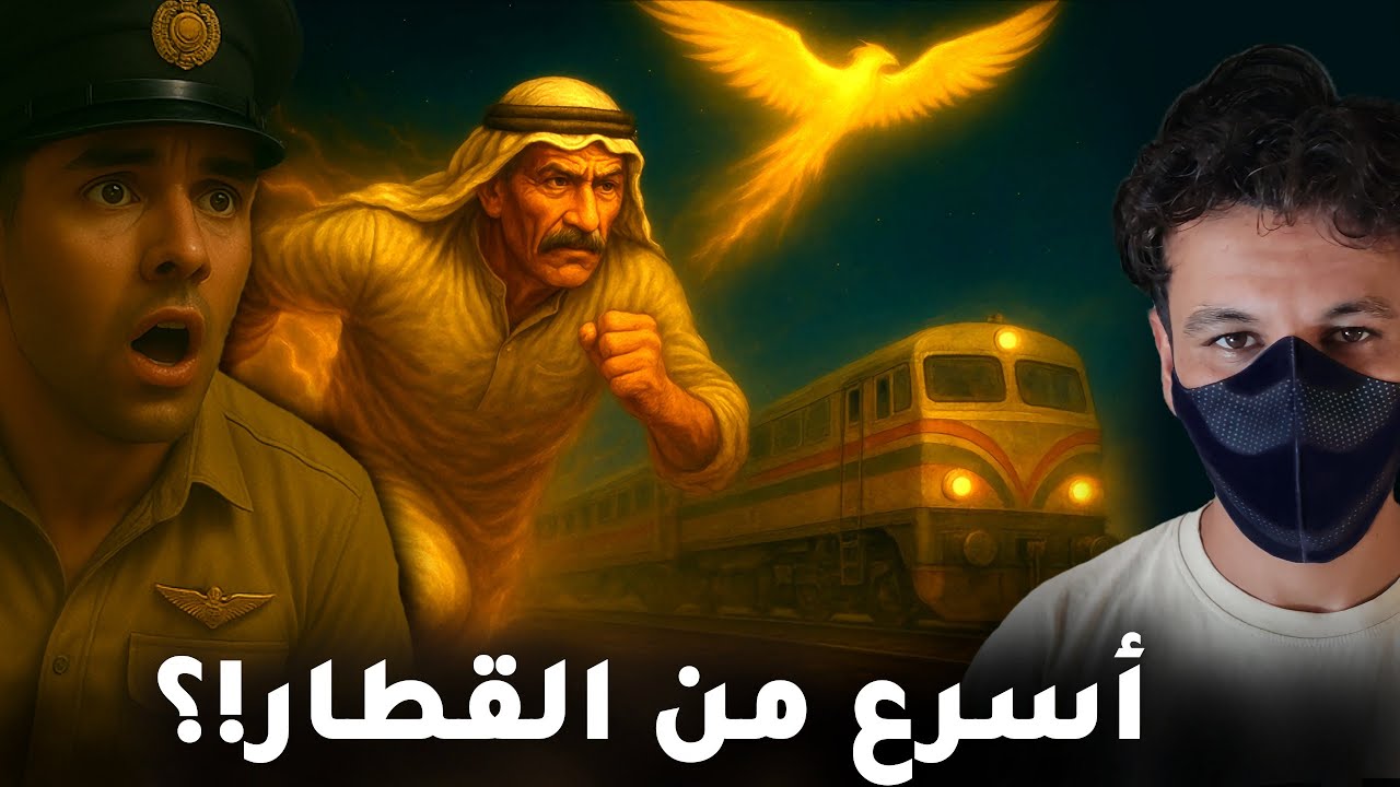 جني أم انسان عندة قدرة خارقة؟!😨قصة طویر الذهب أسرع رجل بلعالم 