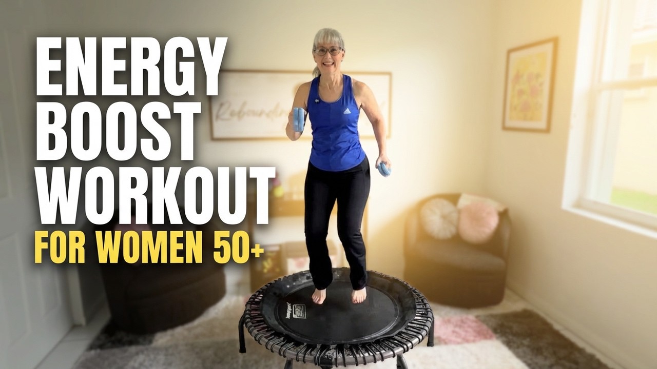 Women Over 50: Get Stronger with This Gentle Trampoline Workout