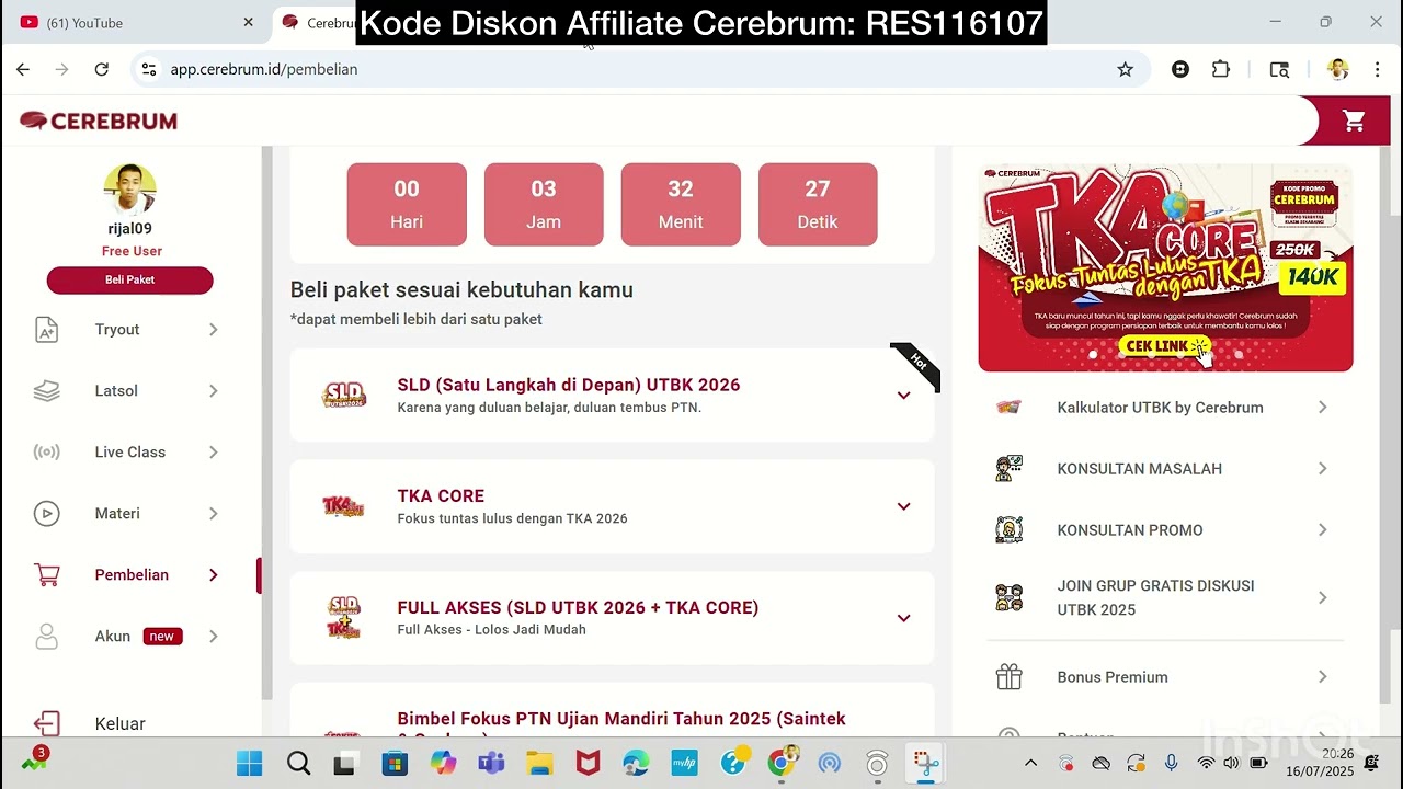 2 Rekomendasi Bimbel TKA dan UTBK 2026 Murah dan Fitur Melimpah