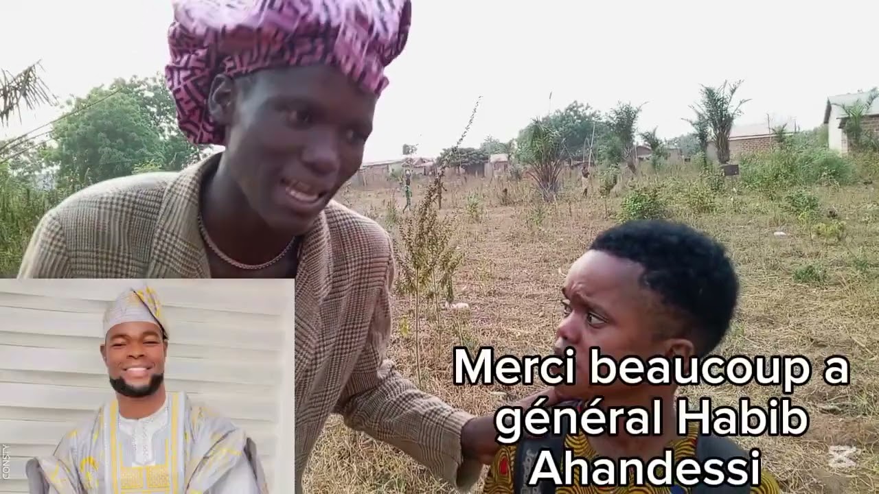 Remerciements au général HABIB AHANDESSI