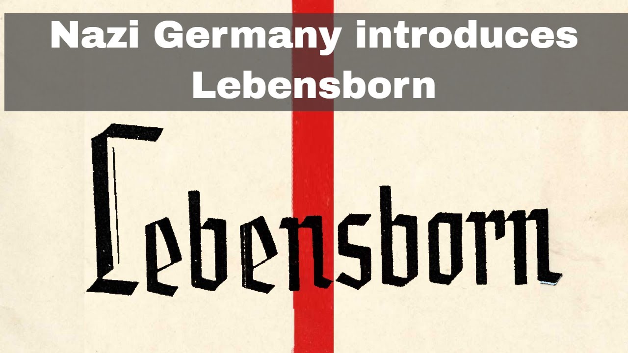 12th December 1935: The Lebensborn registered association established in Nazi Germany by the SS
