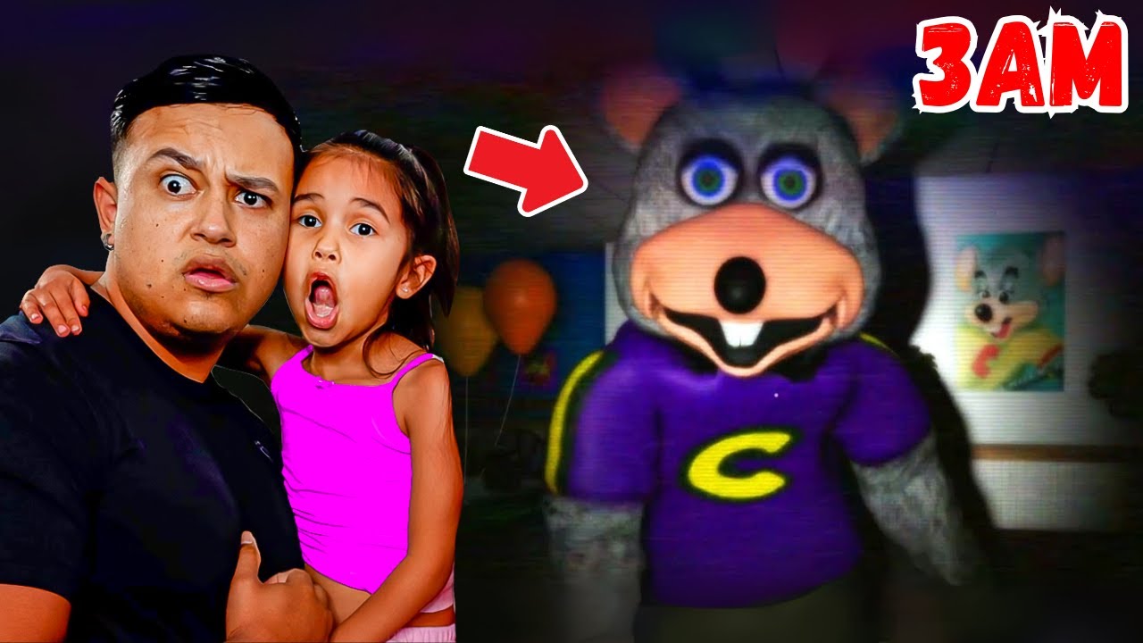 Playing CHUCK E. CHEESE SCARY ROBLOX game at ЗАМ! *PART 2*