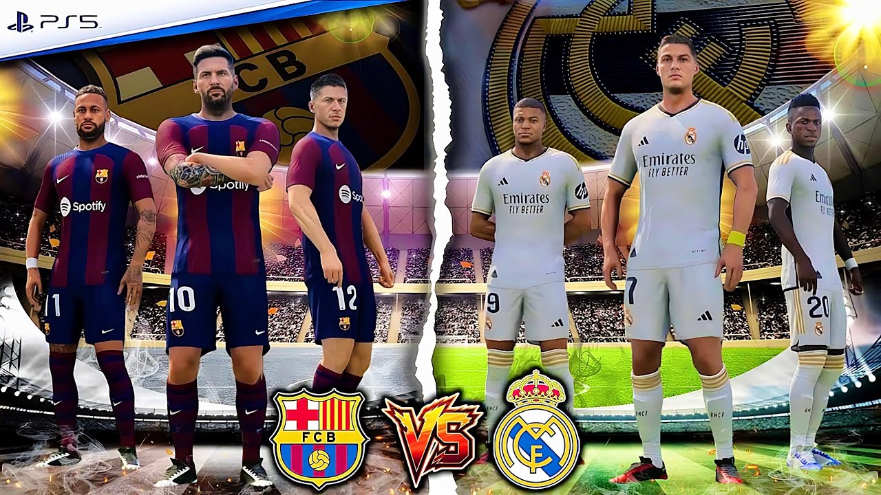 FIFA VOLTA - RONALDO, MESSI, MBAPPE, NEYMAR, VINI JR, FERNANDES ALL STARS | REAL MADRID vs BARCELONA