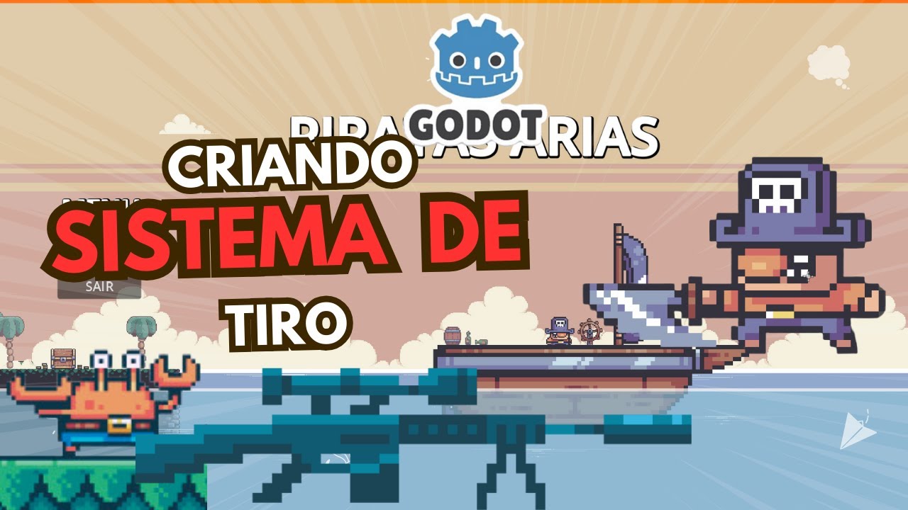 Como Criar um Sistema de Tiro para Jogo de Plataforma 2D na Godot 4.2 | Tutorial Completo 2024