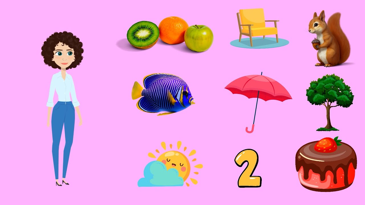 Çocuklar İçin Kelime Öğrenme YENİ | Eğlenceli ve Öğretici Kelimeler 👶📚