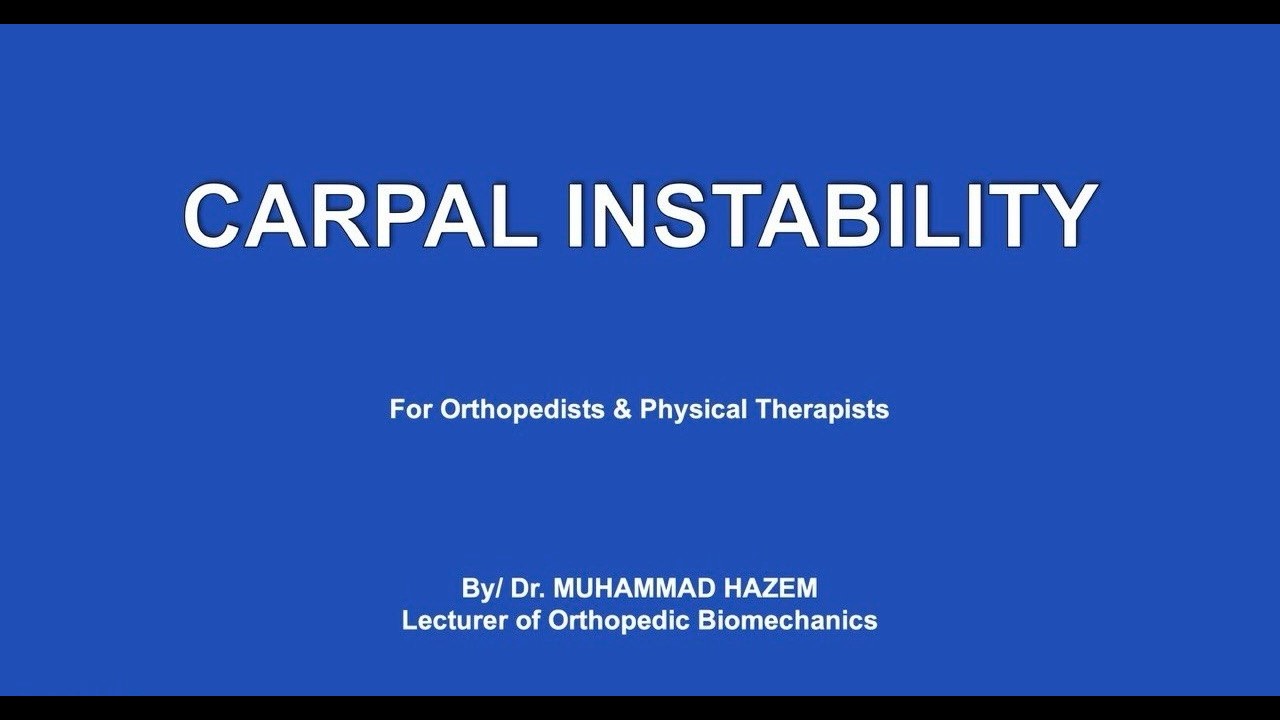 Carpal Instability