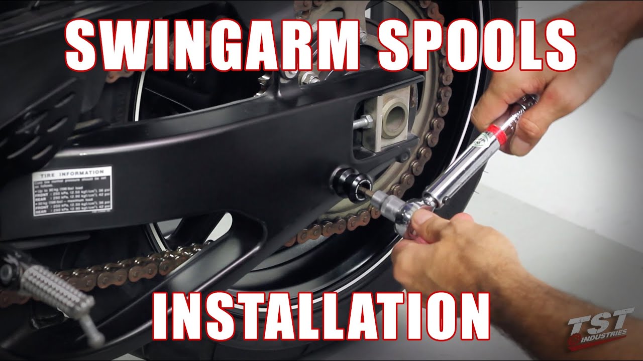 How to install Womet-Tech Swingarm Spools on a 09-14 Yamaha YZF-R1 by TST Industries
