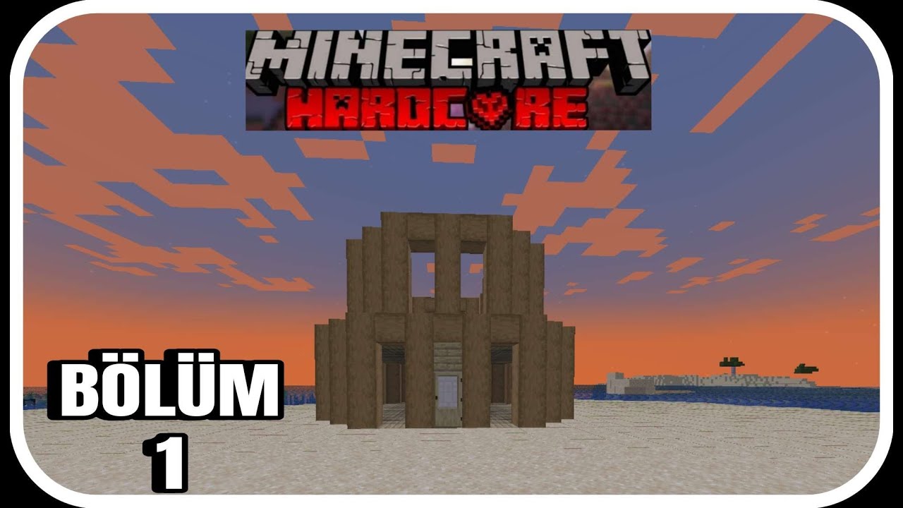 EVİN TEMELİNİ ATTIM YENİ EVCİL HAYVANIM /MİNECRAFT HARDCORE #1