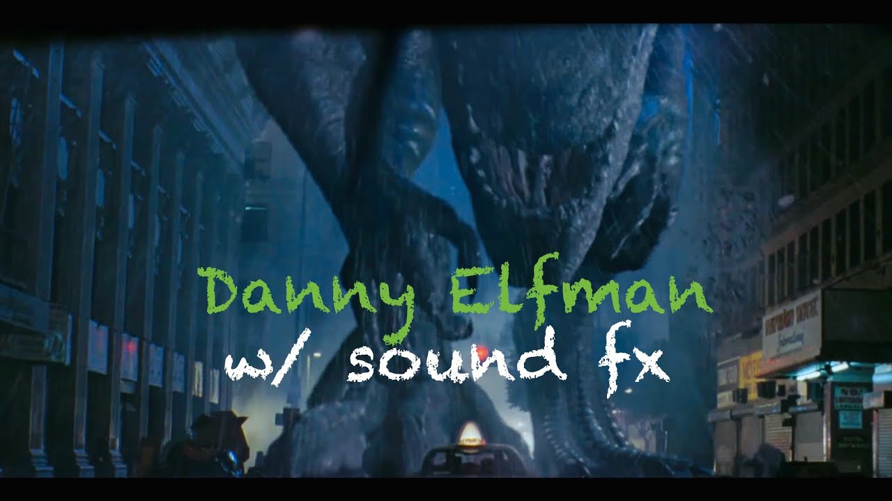 GODZILLA “Cab Chase” (Danny Elfman Fan Rescore w/ music and sound fx)
