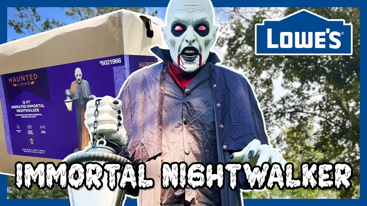 Lowes Halloween 2025 12ft IMMORTAL NIGHTWALKER Animatronic UNBOXING/SETUP