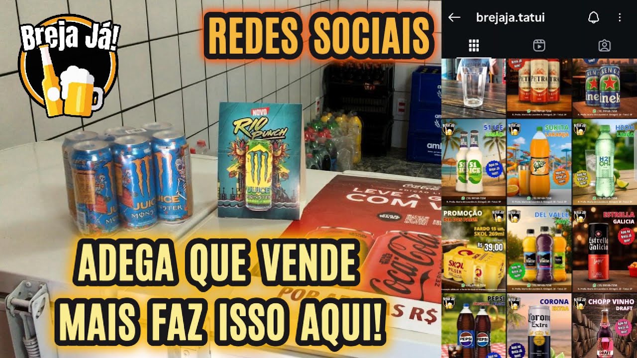 ADEGAS NAS REDES SOCIAIS: COMO POSTAR PARA VENDER MAIS BEBIDAS!