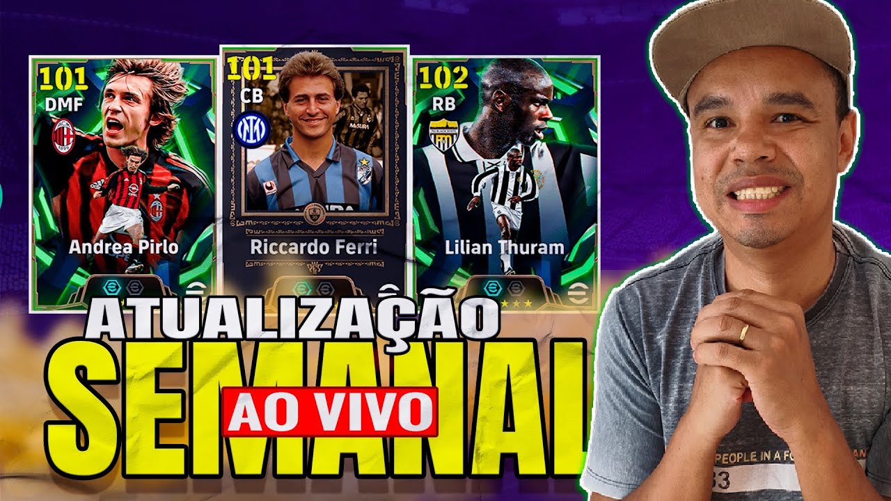 ATUALIZAÇÃO SEMANAL NOVOS EPICOS CHEGARAM | eFootball AO VIVO