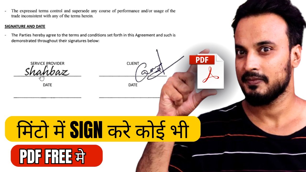 How To Add Signature In PDF File FREE | PDF Me Signature Kaise Kare Online