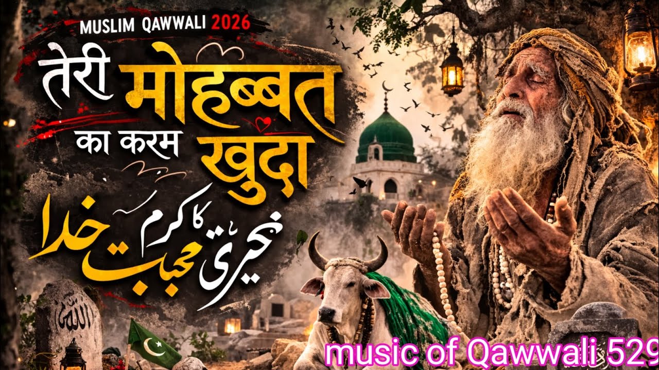 तेरी मोहब्बत का करम खुदा🌹 تیری محبت کا کرم خدا|New Muslim Qawwali 2026 | Sufi Qawwali 2026